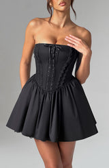 Evie Mini Dress - Black