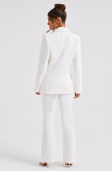 Hazel Suit Jacket - Ivory
