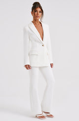 Hazel Suit Jacket - Ivory