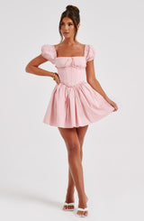 Penelope Mini Dress - Blush