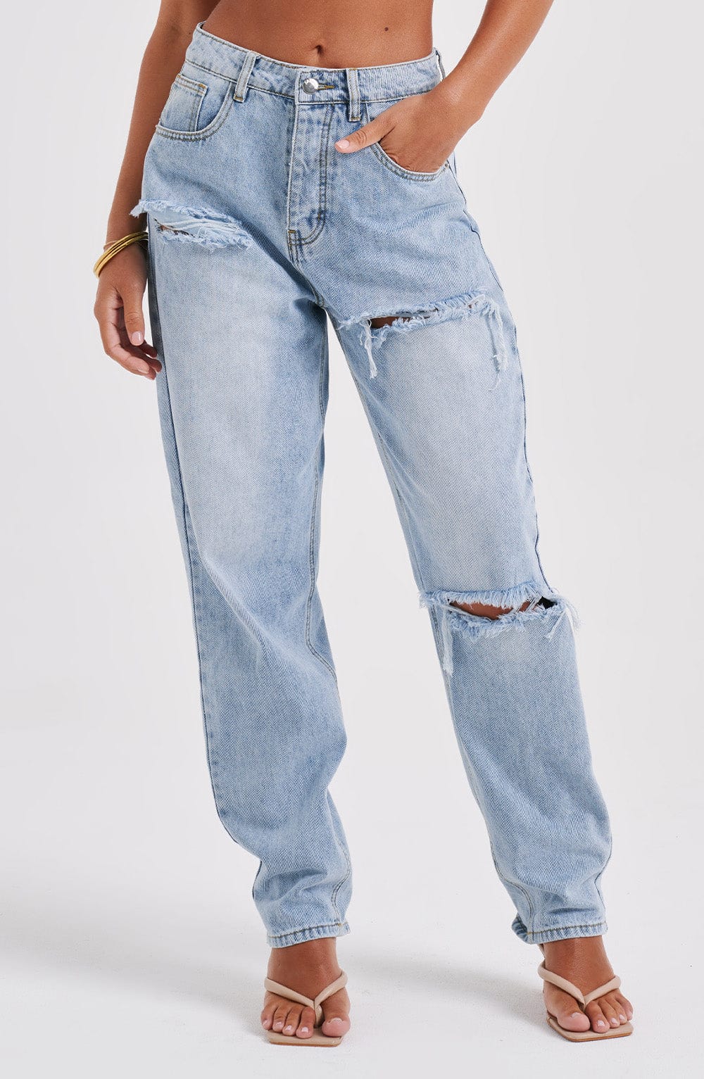 Tropez Pant - Blue Wash