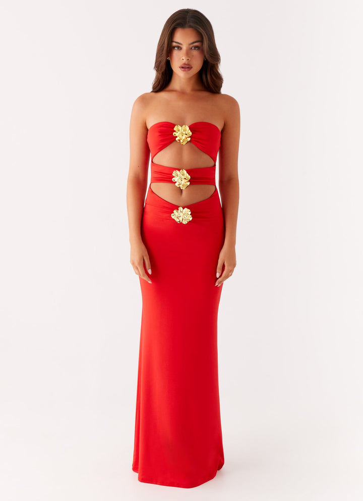 Raye Dress-Tangerine