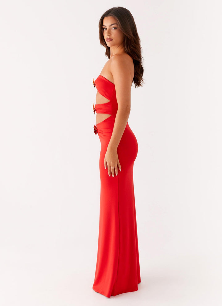 Raye Dress-Tangerine
