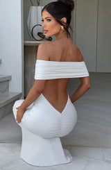 Belinda Maxi Dress - Ivory Dress XS Babyboo Fashion Premium Exclusive Design