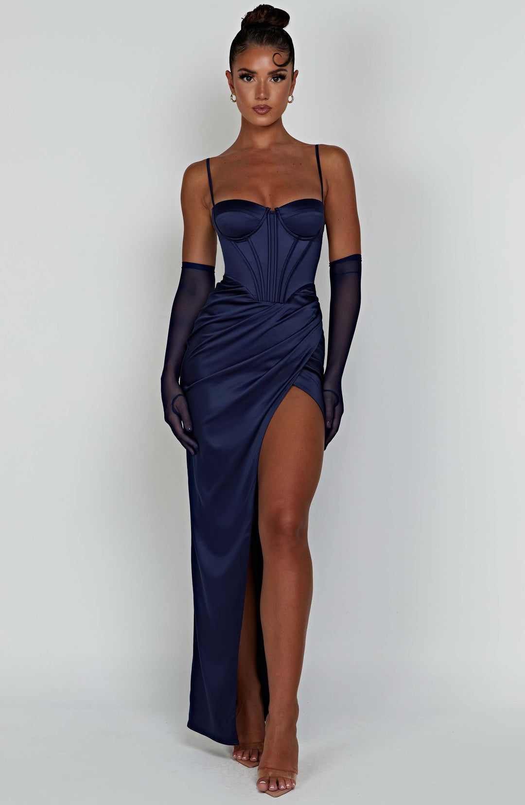 Despina Maxi Dress - Navy Dress XS Babyboo Fashion Premium Exclusive Design