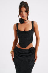Elizabeth Corset - Black Tops Babyboo Fashion Premium Exclusive Design