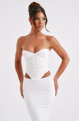 Harlow Corset - Ivory Tops XS Babyboo Fashion Premium Exclusive Design