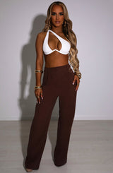 Jadae Pants - Chocolate XS Babyboo Fashion Premium Exclusive Design