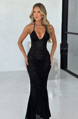 Leilina Maxi Dress - Black