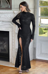 Lourdes Maxi Dress - Black Dress Babyboo Fashion Premium Exclusive Design