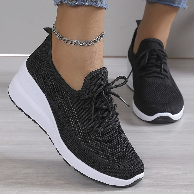 Nyla - Women's Mesh Knitted Platform Orthopedic Shoes