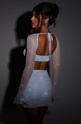 Maisie Crop - Baby Blue Sparkle