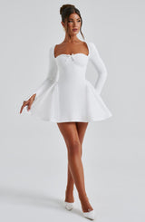 Megan Mini Dress - Ivory