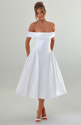 Miranda Midi Dress - Ivory