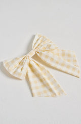 Mitzi Bow - Lemon Gingham