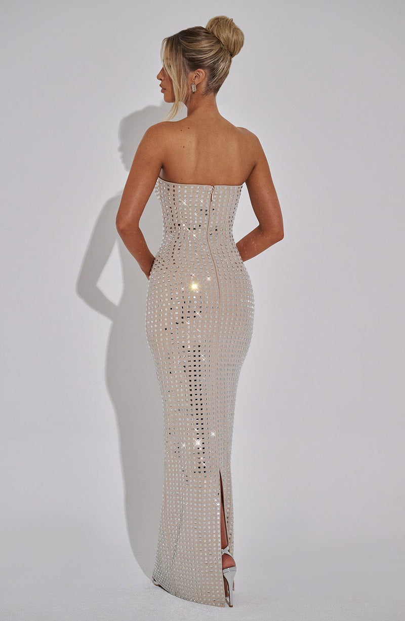 Neriah Maxi Dress - Nude