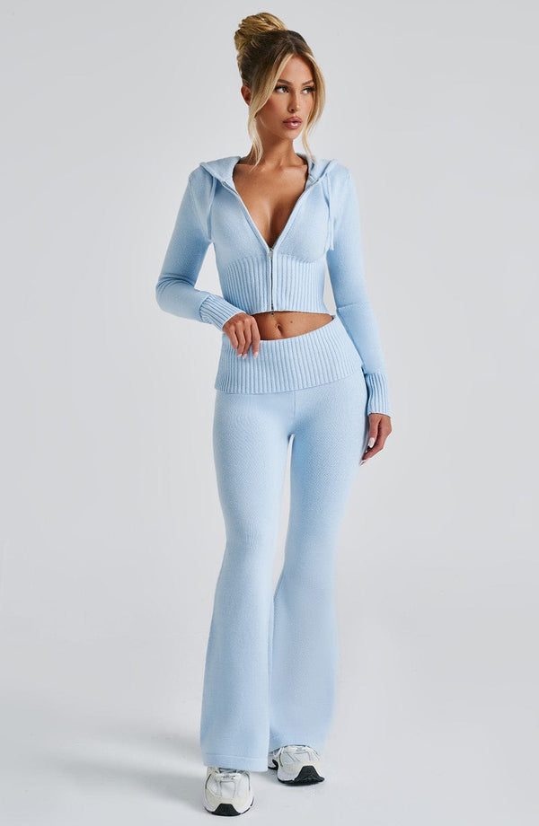 Portia Knit Pants - Baby Blue Pants Babyboo Fashion Premium Exclusive Design