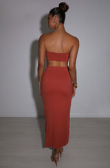 Rosa Maxi Skirt - Rust