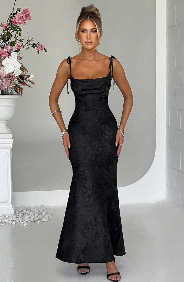Whitney Maxi Dress - Black Dress XS Babyboo Fashion Premium Exclusive Design