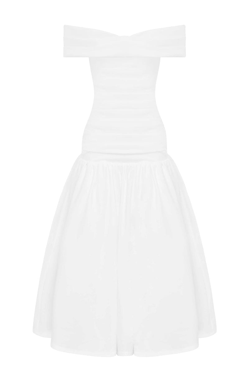 Wilhelmina Midaxi Dress - Ivory